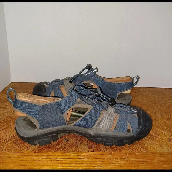 Keen Newport H2 Men's Blue Grey Sport Sandals 1012206 Size US 9 Preowned. - Picture 7 of 11